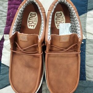 Hey Dude Men's Brown Loafers